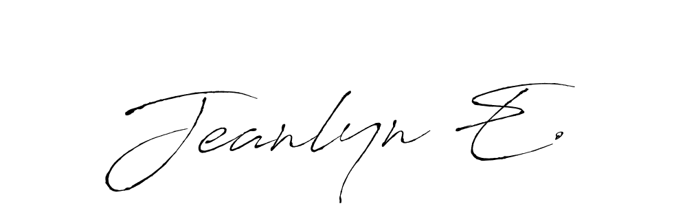 Once you've used our free online signature maker to create your best signature Antro_Vectra style, it's time to enjoy all of the benefits that Jeanlyn E. name signing documents. Jeanlyn E. signature style 6 images and pictures png