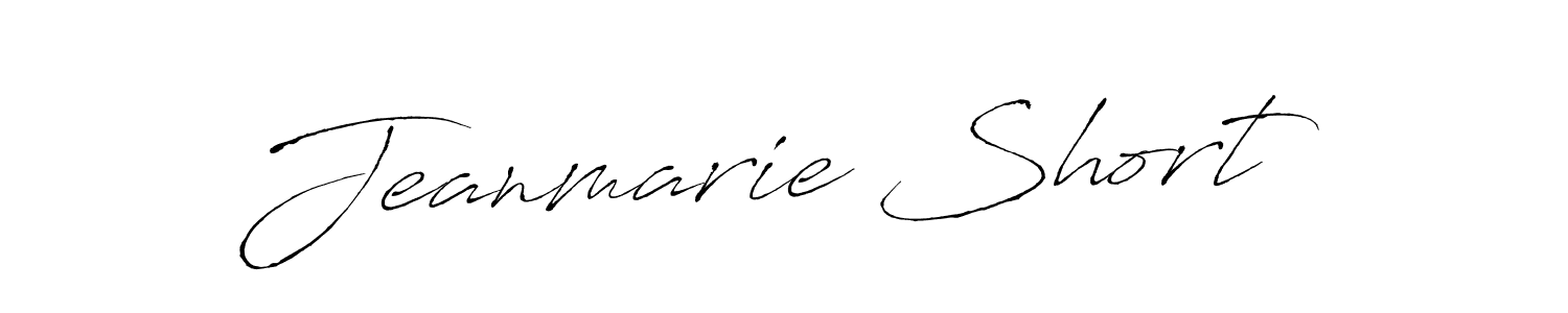 Use a signature maker to create a handwritten signature online. With this signature software, you can design (Antro_Vectra) your own signature for name Jeanmarie Short. Jeanmarie Short signature style 6 images and pictures png