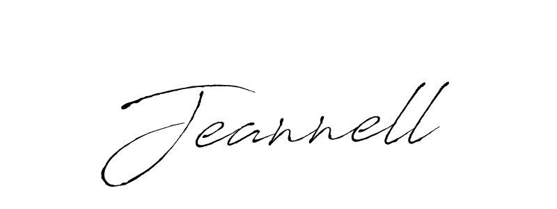 Design your own signature with our free online signature maker. With this signature software, you can create a handwritten (Antro_Vectra) signature for name Jeannell. Jeannell signature style 6 images and pictures png