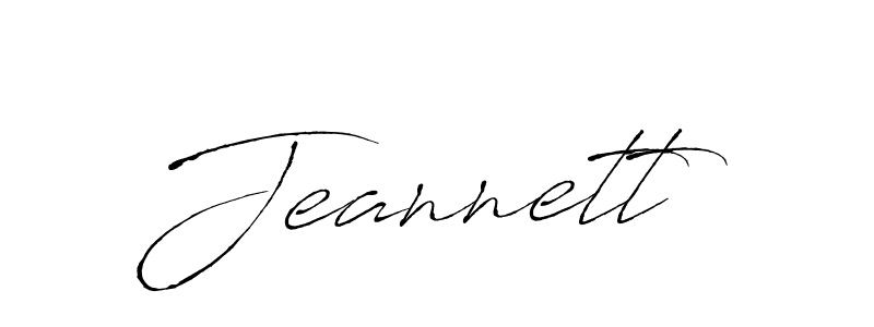 Also we have Jeannett name is the best signature style. Create professional handwritten signature collection using Antro_Vectra autograph style. Jeannett signature style 6 images and pictures png