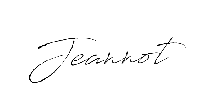 Make a beautiful signature design for name Jeannot. With this signature (Antro_Vectra) style, you can create a handwritten signature for free. Jeannot signature style 6 images and pictures png