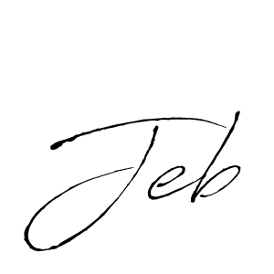 Jeb stylish signature style. Best Handwritten Sign (Antro_Vectra) for my name. Handwritten Signature Collection Ideas for my name Jeb. Jeb signature style 6 images and pictures png