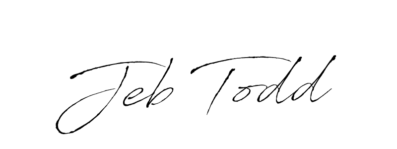 Also You can easily find your signature by using the search form. We will create Jeb Todd name handwritten signature images for you free of cost using Antro_Vectra sign style. Jeb Todd signature style 6 images and pictures png