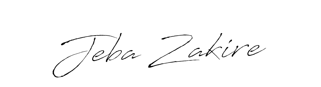 Create a beautiful signature design for name Jeba Zakire. With this signature (Antro_Vectra) fonts, you can make a handwritten signature for free. Jeba Zakire signature style 6 images and pictures png