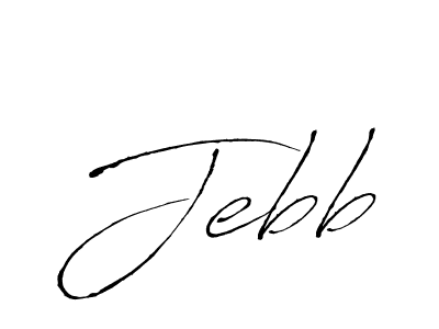 The best way (Antro_Vectra) to make a short signature is to pick only two or three words in your name. The name Jebb include a total of six letters. For converting this name. Jebb signature style 6 images and pictures png