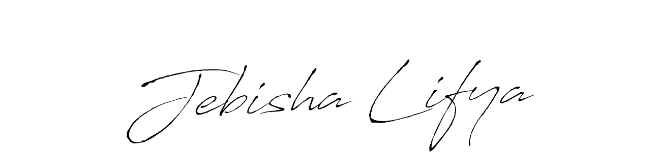 Jebisha Lifya stylish signature style. Best Handwritten Sign (Antro_Vectra) for my name. Handwritten Signature Collection Ideas for my name Jebisha Lifya. Jebisha Lifya signature style 6 images and pictures png