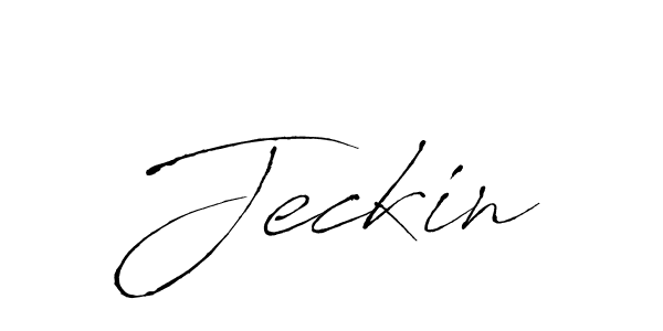 Create a beautiful signature design for name Jeckin. With this signature (Antro_Vectra) fonts, you can make a handwritten signature for free. Jeckin signature style 6 images and pictures png