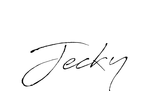 Here are the top 10 professional signature styles for the name Jecky. These are the best autograph styles you can use for your name. Jecky signature style 6 images and pictures png