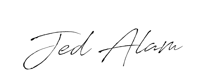 Make a beautiful signature design for name Jed Alam. Use this online signature maker to create a handwritten signature for free. Jed Alam signature style 6 images and pictures png