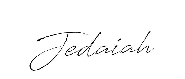 Make a beautiful signature design for name Jedaiah. With this signature (Antro_Vectra) style, you can create a handwritten signature for free. Jedaiah signature style 6 images and pictures png