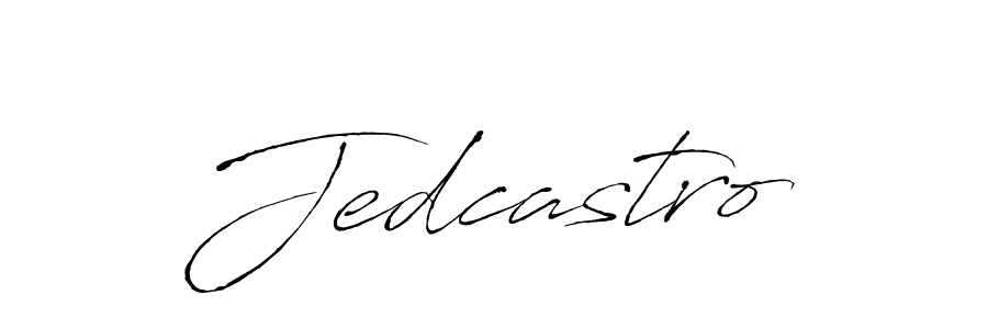 Create a beautiful signature design for name Jedcastro. With this signature (Antro_Vectra) fonts, you can make a handwritten signature for free. Jedcastro signature style 6 images and pictures png