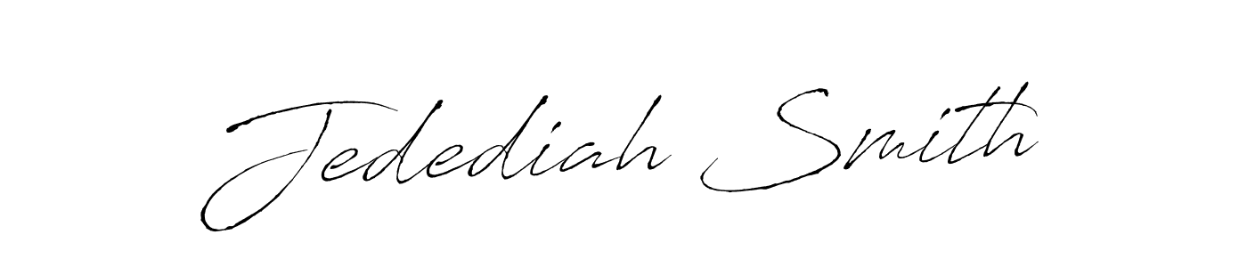 Make a beautiful signature design for name Jedediah Smith. With this signature (Antro_Vectra) style, you can create a handwritten signature for free. Jedediah Smith signature style 6 images and pictures png