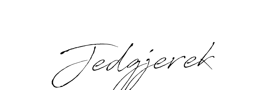 Create a beautiful signature design for name Jedgjerek. With this signature (Antro_Vectra) fonts, you can make a handwritten signature for free. Jedgjerek signature style 6 images and pictures png