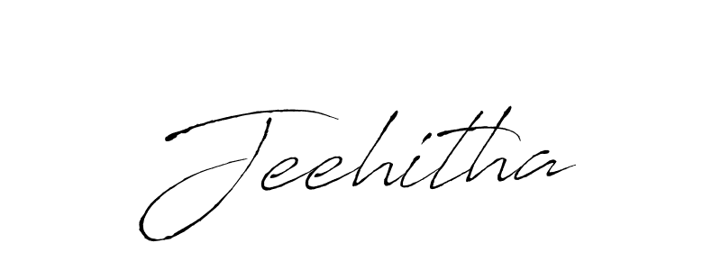 if you are searching for the best signature style for your name Jeehitha. so please give up your signature search. here we have designed multiple signature styles  using Antro_Vectra. Jeehitha signature style 6 images and pictures png