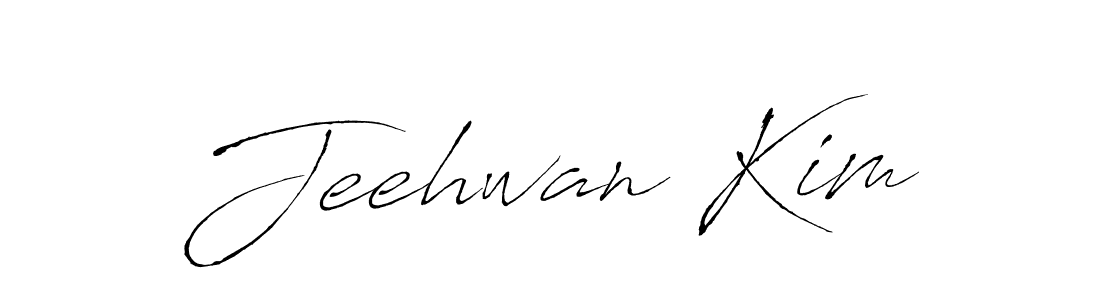 Create a beautiful signature design for name Jeehwan Kim. With this signature (Antro_Vectra) fonts, you can make a handwritten signature for free. Jeehwan Kim signature style 6 images and pictures png
