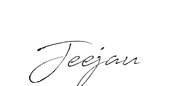 The best way (Antro_Vectra) to make a short signature is to pick only two or three words in your name. The name Jeejau include a total of six letters. For converting this name. Jeejau signature style 6 images and pictures png