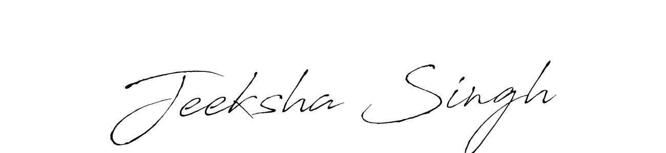 Antro_Vectra is a professional signature style that is perfect for those who want to add a touch of class to their signature. It is also a great choice for those who want to make their signature more unique. Get Jeeksha Singh name to fancy signature for free. Jeeksha Singh signature style 6 images and pictures png