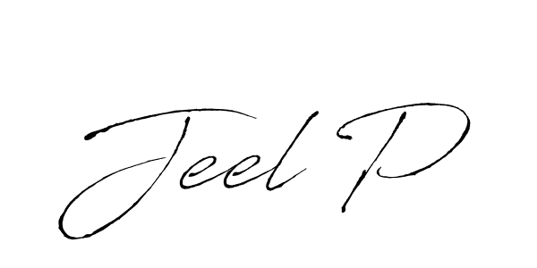 Once you've used our free online signature maker to create your best signature Antro_Vectra style, it's time to enjoy all of the benefits that Jeel P name signing documents. Jeel P signature style 6 images and pictures png