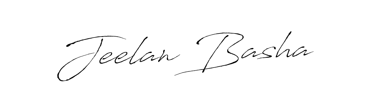 The best way (Antro_Vectra) to make a short signature is to pick only two or three words in your name. The name Jeelan Basha include a total of six letters. For converting this name. Jeelan Basha signature style 6 images and pictures png