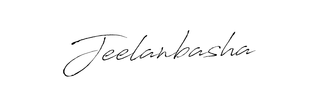 Make a beautiful signature design for name Jeelanbasha. With this signature (Antro_Vectra) style, you can create a handwritten signature for free. Jeelanbasha signature style 6 images and pictures png