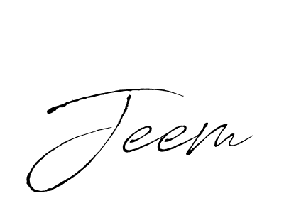 Make a beautiful signature design for name Jeem. With this signature (Antro_Vectra) style, you can create a handwritten signature for free. Jeem signature style 6 images and pictures png
