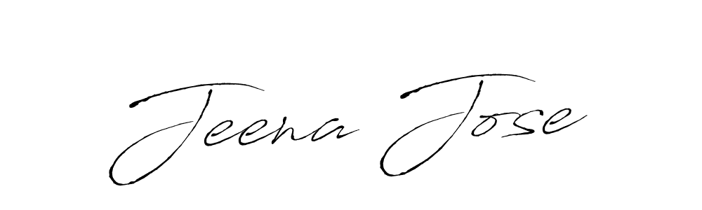 Create a beautiful signature design for name Jeena Jose. With this signature (Antro_Vectra) fonts, you can make a handwritten signature for free. Jeena Jose signature style 6 images and pictures png