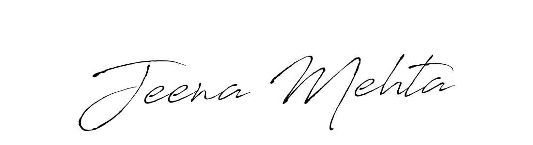 You should practise on your own different ways (Antro_Vectra) to write your name (Jeena Mehta) in signature. don't let someone else do it for you. Jeena Mehta signature style 6 images and pictures png