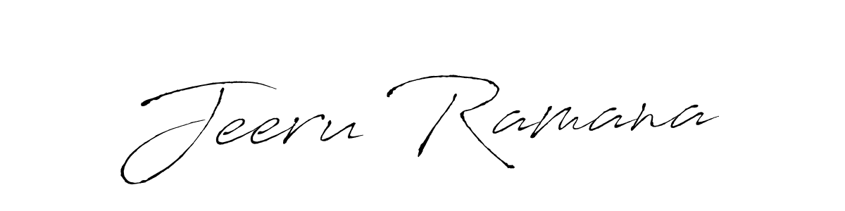 Make a beautiful signature design for name Jeeru Ramana. Use this online signature maker to create a handwritten signature for free. Jeeru Ramana signature style 6 images and pictures png