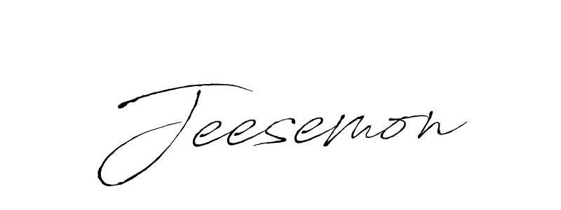 Make a beautiful signature design for name Jeesemon. With this signature (Antro_Vectra) style, you can create a handwritten signature for free. Jeesemon signature style 6 images and pictures png