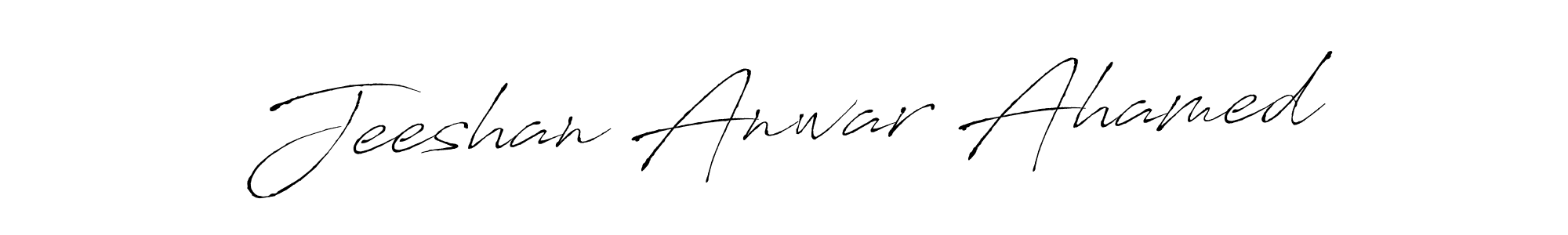 Design your own signature with our free online signature maker. With this signature software, you can create a handwritten (Antro_Vectra) signature for name Jeeshan Anwar Ahamed. Jeeshan Anwar Ahamed signature style 6 images and pictures png