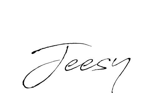 Make a beautiful signature design for name Jeesy. With this signature (Antro_Vectra) style, you can create a handwritten signature for free. Jeesy signature style 6 images and pictures png