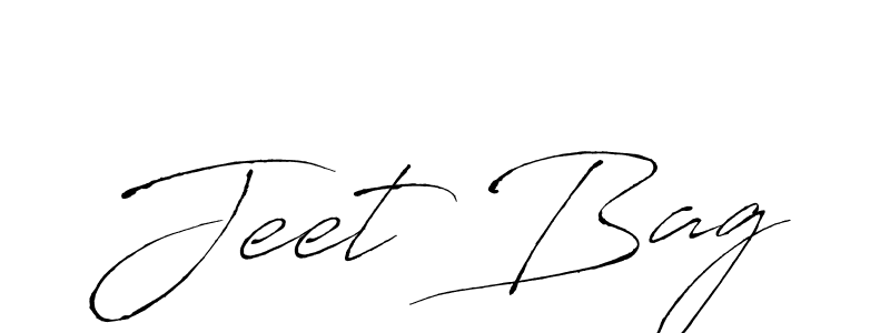 Design your own signature with our free online signature maker. With this signature software, you can create a handwritten (Antro_Vectra) signature for name Jeet Bag. Jeet Bag signature style 6 images and pictures png