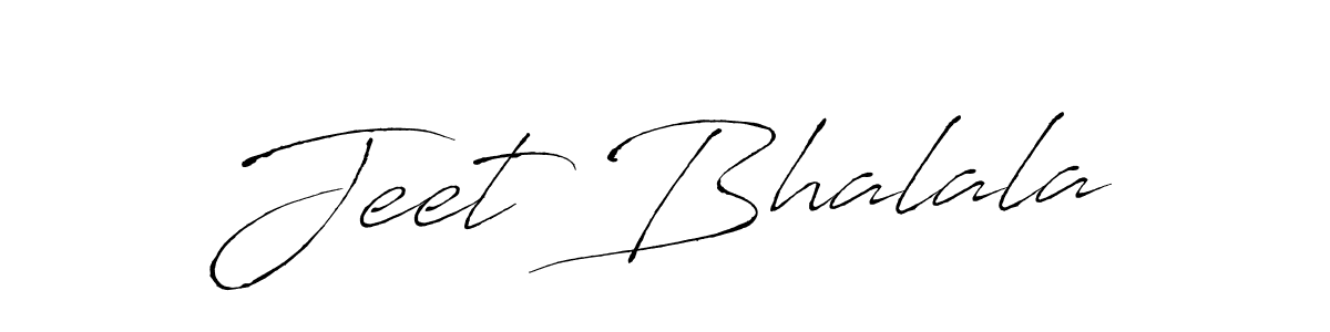 Make a beautiful signature design for name Jeet Bhalala. With this signature (Antro_Vectra) style, you can create a handwritten signature for free. Jeet Bhalala signature style 6 images and pictures png