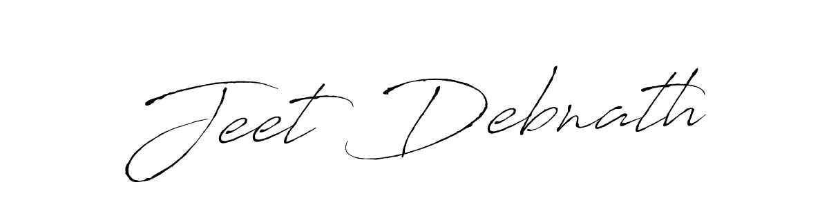 Antro_Vectra is a professional signature style that is perfect for those who want to add a touch of class to their signature. It is also a great choice for those who want to make their signature more unique. Get Jeet Debnath name to fancy signature for free. Jeet Debnath signature style 6 images and pictures png