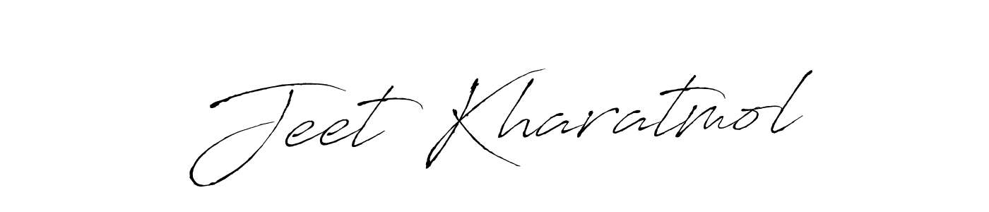 How to make Jeet Kharatmol signature? Antro_Vectra is a professional autograph style. Create handwritten signature for Jeet Kharatmol name. Jeet Kharatmol signature style 6 images and pictures png