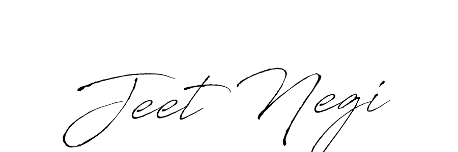 Create a beautiful signature design for name Jeet Negi. With this signature (Antro_Vectra) fonts, you can make a handwritten signature for free. Jeet Negi signature style 6 images and pictures png