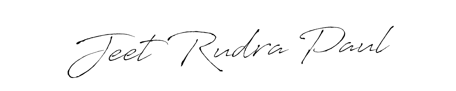 Create a beautiful signature design for name Jeet Rudra Paul. With this signature (Antro_Vectra) fonts, you can make a handwritten signature for free. Jeet Rudra Paul signature style 6 images and pictures png
