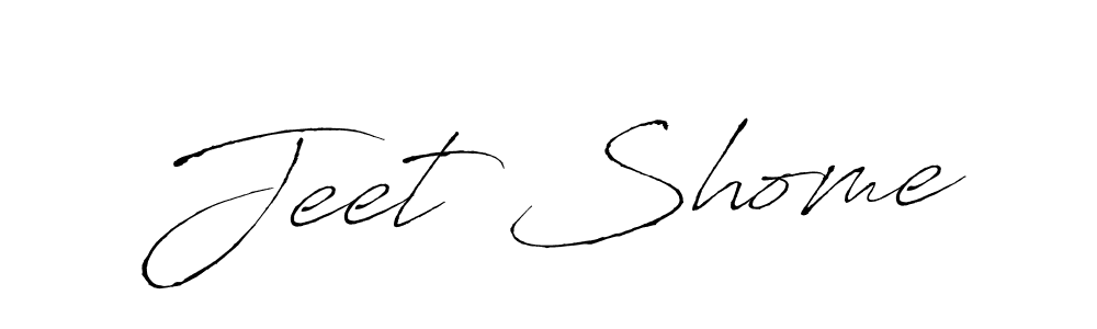 You should practise on your own different ways (Antro_Vectra) to write your name (Jeet Shome) in signature. don't let someone else do it for you. Jeet Shome signature style 6 images and pictures png