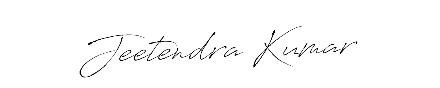 Make a beautiful signature design for name Jeetendra Kumar. With this signature (Antro_Vectra) style, you can create a handwritten signature for free. Jeetendra Kumar signature style 6 images and pictures png