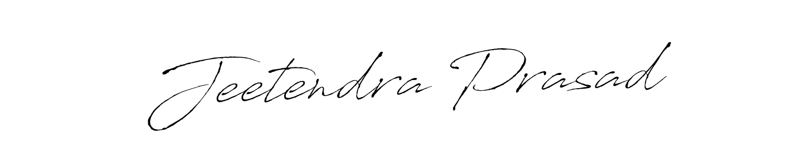 Create a beautiful signature design for name Jeetendra Prasad. With this signature (Antro_Vectra) fonts, you can make a handwritten signature for free. Jeetendra Prasad signature style 6 images and pictures png