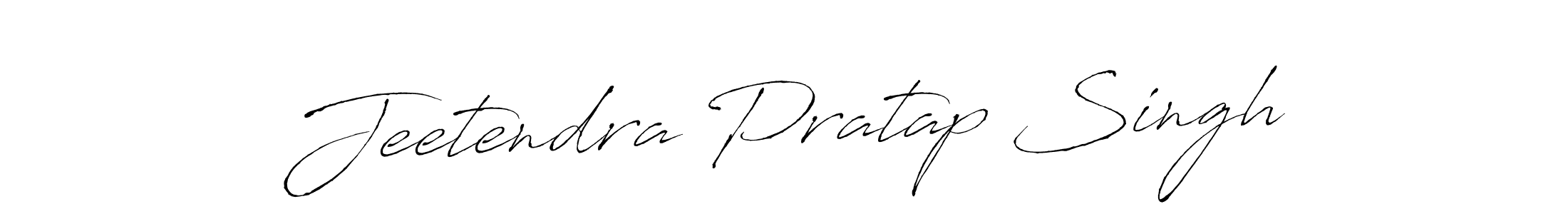 Design your own signature with our free online signature maker. With this signature software, you can create a handwritten (Antro_Vectra) signature for name Jeetendra Pratap Singh. Jeetendra Pratap Singh signature style 6 images and pictures png