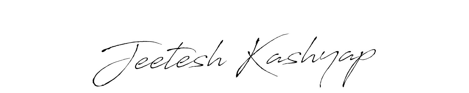 Use a signature maker to create a handwritten signature online. With this signature software, you can design (Antro_Vectra) your own signature for name Jeetesh Kashyap. Jeetesh Kashyap signature style 6 images and pictures png
