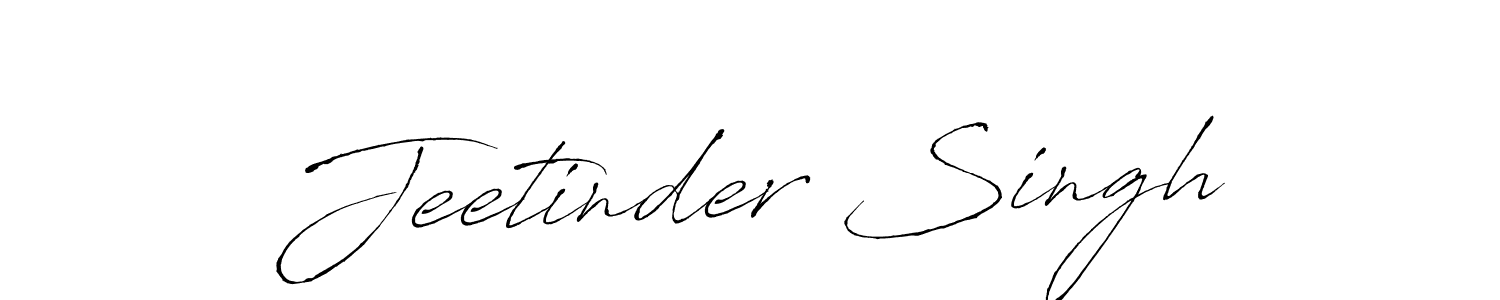 Also we have Jeetinder Singh name is the best signature style. Create professional handwritten signature collection using Antro_Vectra autograph style. Jeetinder Singh signature style 6 images and pictures png