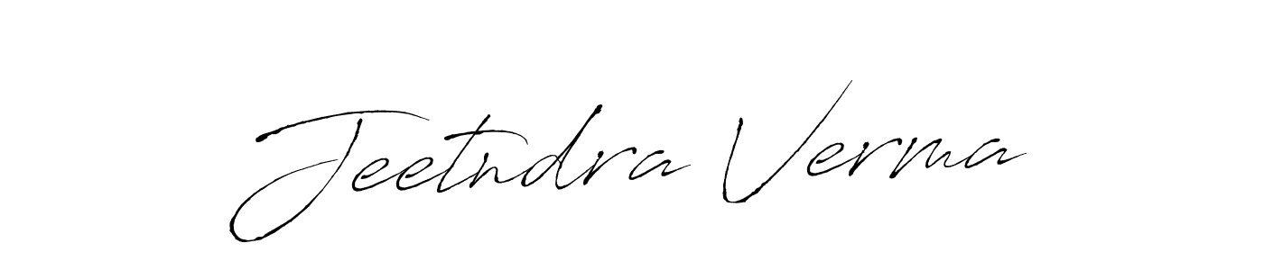 How to make Jeetndra Verma signature? Antro_Vectra is a professional autograph style. Create handwritten signature for Jeetndra Verma name. Jeetndra Verma signature style 6 images and pictures png