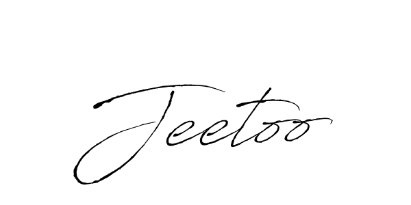 You should practise on your own different ways (Antro_Vectra) to write your name (Jeetoo) in signature. don't let someone else do it for you. Jeetoo signature style 6 images and pictures png