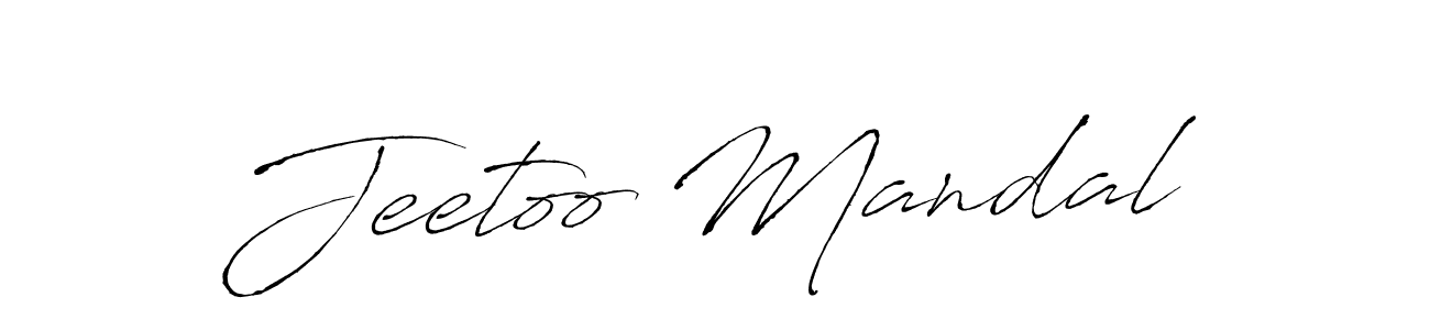 This is the best signature style for the Jeetoo Mandal name. Also you like these signature font (Antro_Vectra). Mix name signature. Jeetoo Mandal signature style 6 images and pictures png