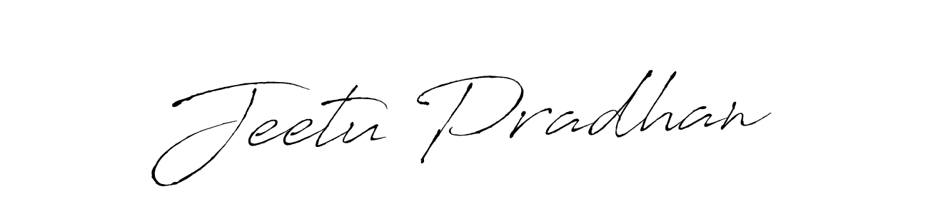 It looks lik you need a new signature style for name Jeetu Pradhan. Design unique handwritten (Antro_Vectra) signature with our free signature maker in just a few clicks. Jeetu Pradhan signature style 6 images and pictures png