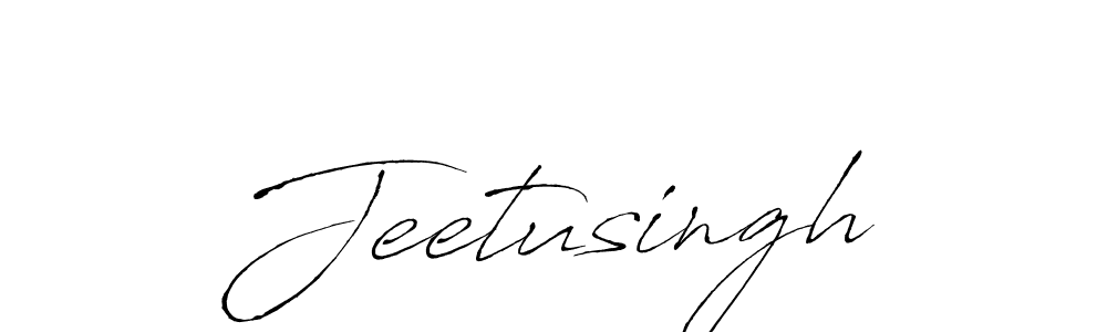How to make Jeetusingh name signature. Use Antro_Vectra style for creating short signs online. This is the latest handwritten sign. Jeetusingh signature style 6 images and pictures png
