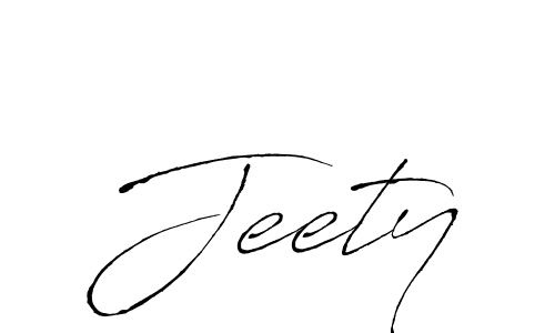 Jeety stylish signature style. Best Handwritten Sign (Antro_Vectra) for my name. Handwritten Signature Collection Ideas for my name Jeety. Jeety signature style 6 images and pictures png