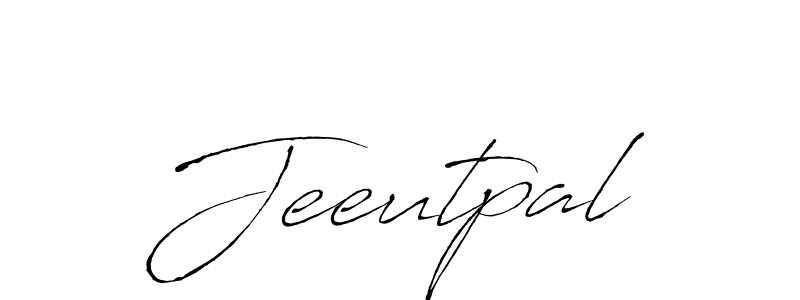 How to make Jeeutpal name signature. Use Antro_Vectra style for creating short signs online. This is the latest handwritten sign. Jeeutpal signature style 6 images and pictures png